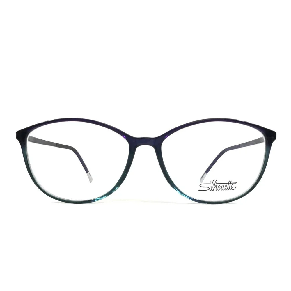 Silhouette Eyeglasses Frames SPX 1604 75 4010 Illusion Tricolore Grape 54-14-135